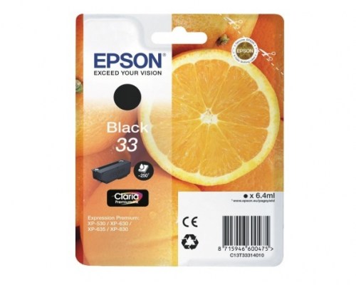 Epson Tusz Stylus T33 T3331 Black 6,4ml