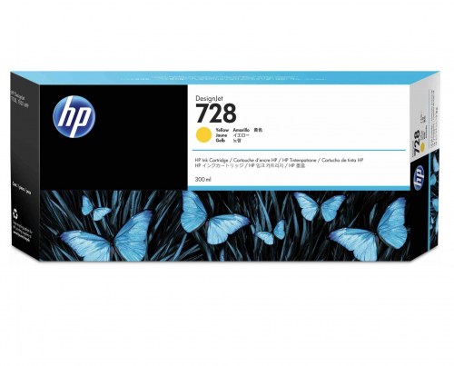 HP Tusz nr 728 F9K15A Yellow 300ml 