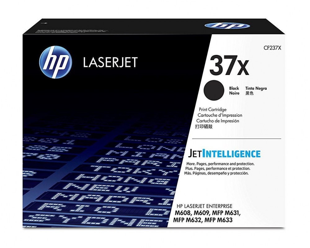 HP Toner nr 37X CF237X Black 25K 