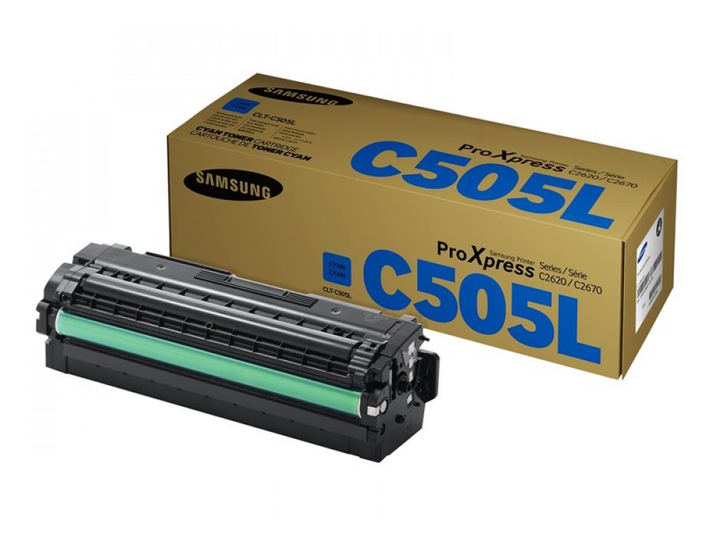 Samsung Toner CLT-C505L/SU035A CYAN 3,5K SL-C2620DW,C2670FW