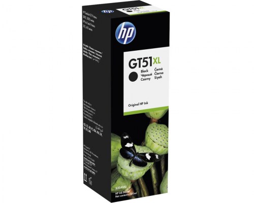 HP Tusz nr GT51XL X4E40AE Bk 6kstr butelka 135 ml