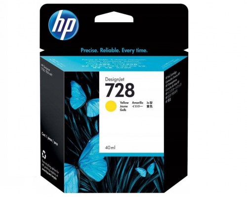 HP Tusz nr 728 F9J61A Yellow 40ml 