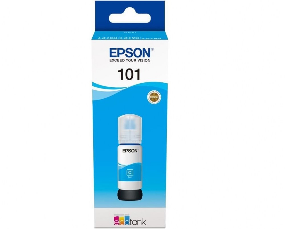 Epson Tusz 101, EcoTank L6160/6170  Cyan, 70ml