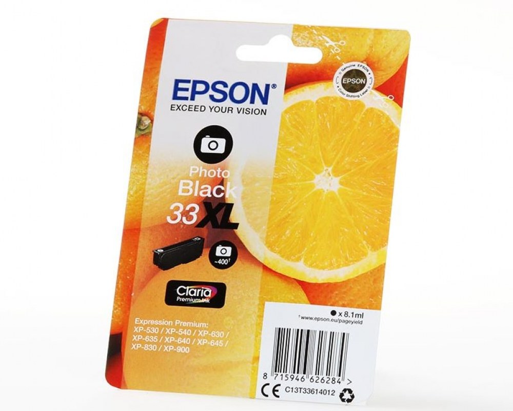 Epson Tusz Stylus T33XL T3361 Photo Bk 8,1ml