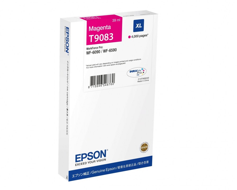 Epson Tusz T9083 XL Magenta 39ml