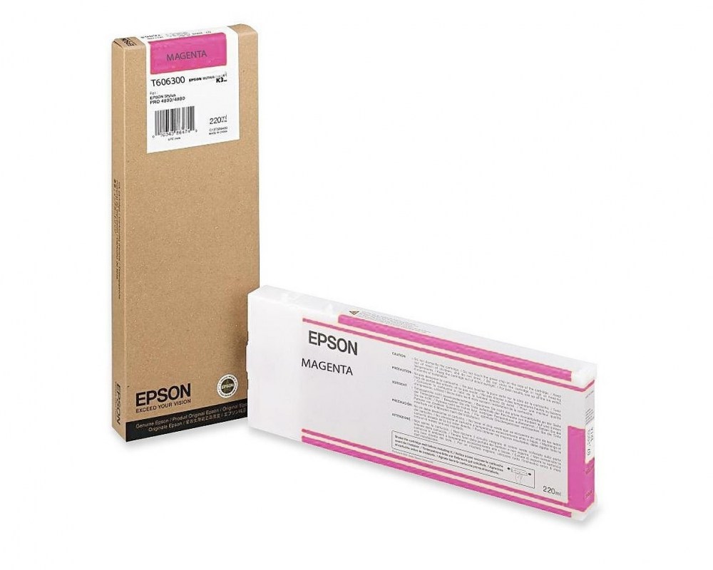 Epson Tusz Stylus Pro 4800 T6063Vivid Magenta 220ml