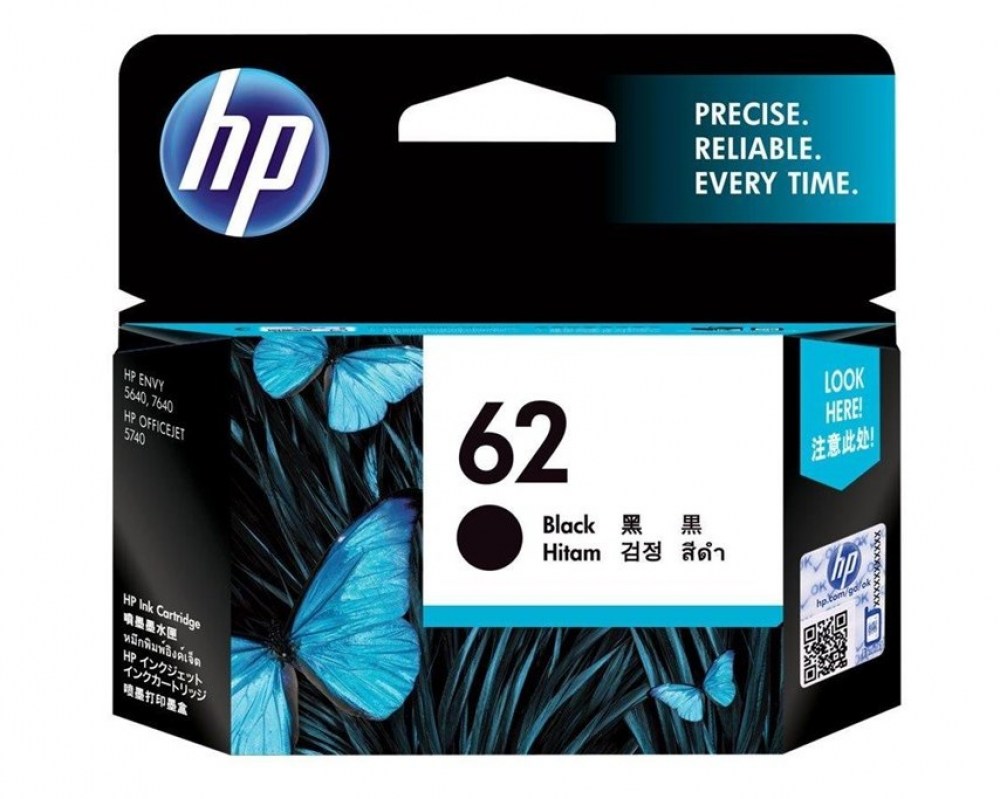 HP Tusz nr 62 C2P04AE Black 200str 