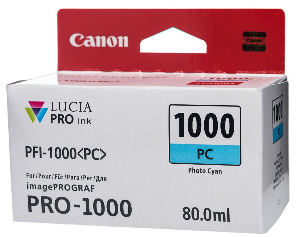 Canon Tusz PFI1000 Photo Cyan 80 ml 