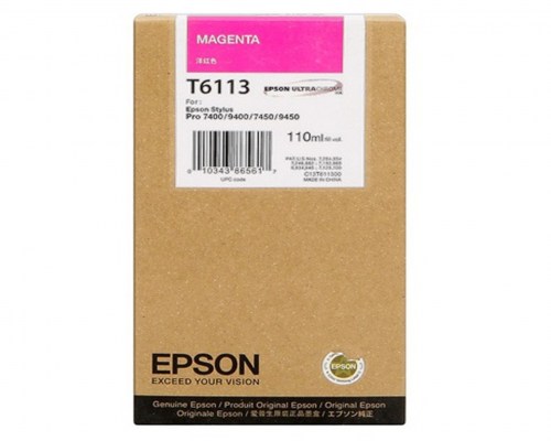 Epson Tusz Stylus Pro 7400 T6113 Magenta110ml