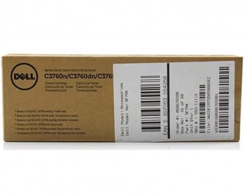 Dell Toner C3760D/C3765DNF MAGENTA 5K 