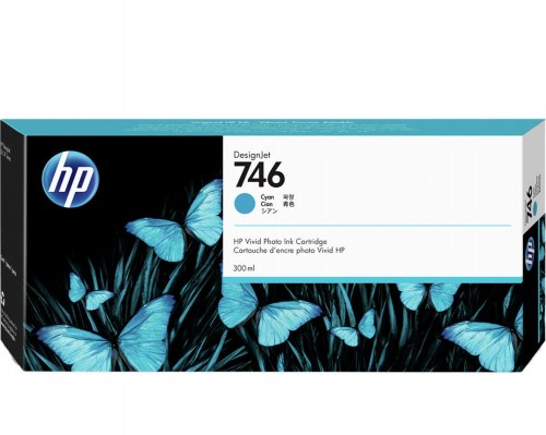 HP Tusz nr 746 P2V80A Cyan 300 ml 