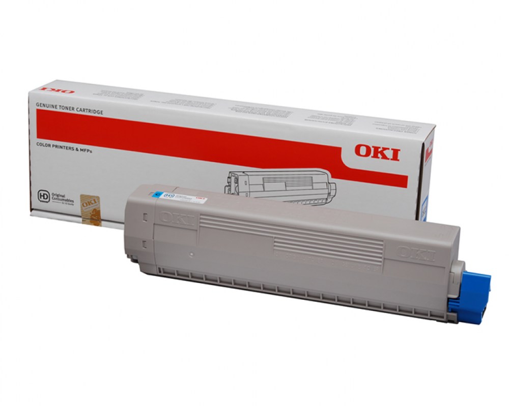 OKI Toner MC833 Cyan 46443103 10K