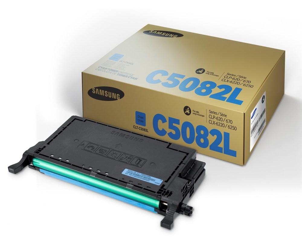 Samsung Toner CLT-C5082L/SU055A CYAN 4K CLP-620/CLP-670/CLX-6220/CLX-6250 Series