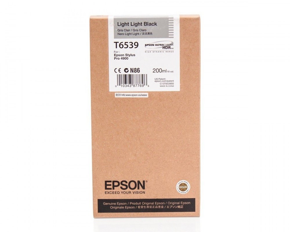 Epson Tusz Stylus Pro 4900 T6539 Light Light Black 200ml