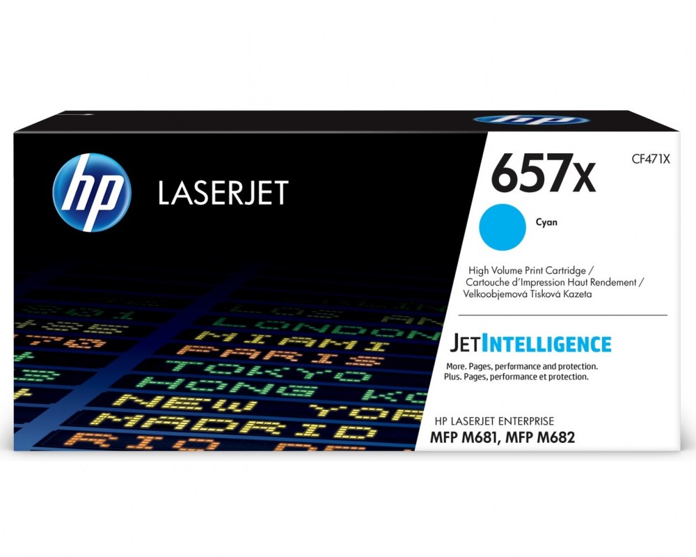 HP Toner nr 657X CF471X Cyan 23K CF471X
