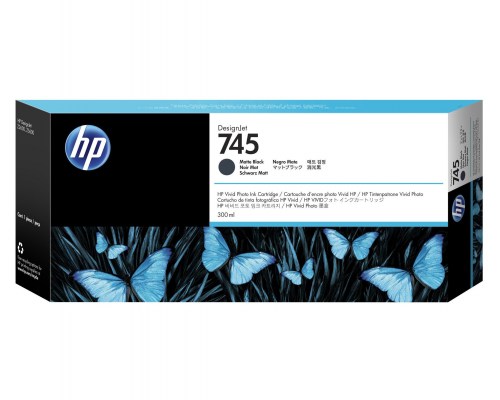 HP Tusz nr 745A F9K05A Matte Black 300ml F9K05A