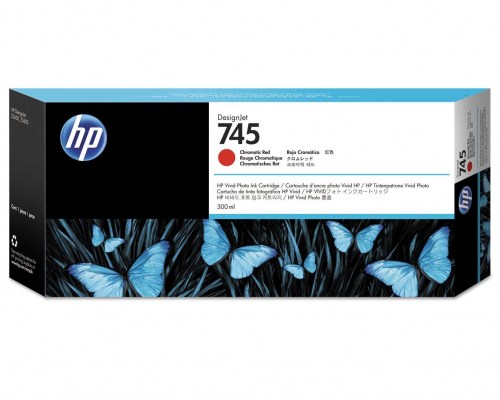 HP Tusz nr 745A F9K06A Chrom. Red 300ml F9K06A