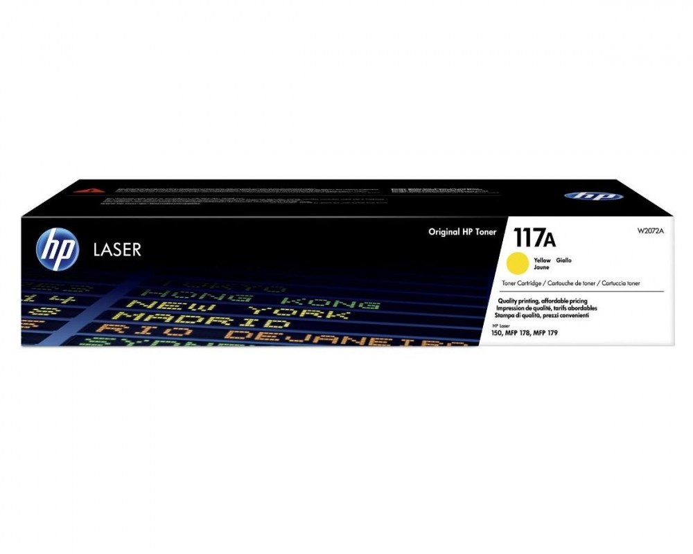 HP Toner nr 117A W2072A Yellow  700str W2072A