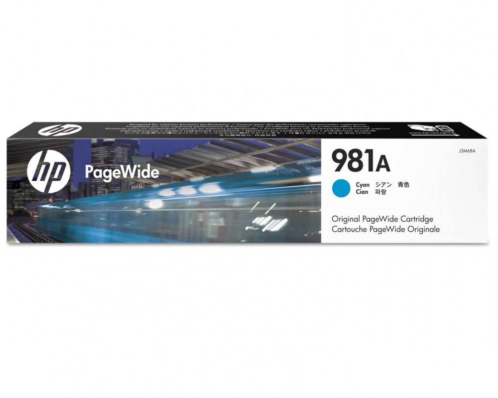 HP Tusz nr 981A J3M68A Cyan 6k 70ml J3M68A