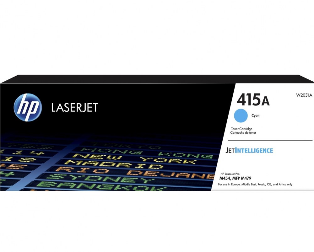 HP Toner nr 415A W2031A  Cyan 2,1K W2031A