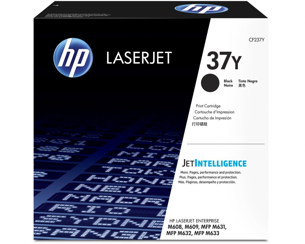 HP Toner nr 37Y CF237Y Black 41K CF237Y