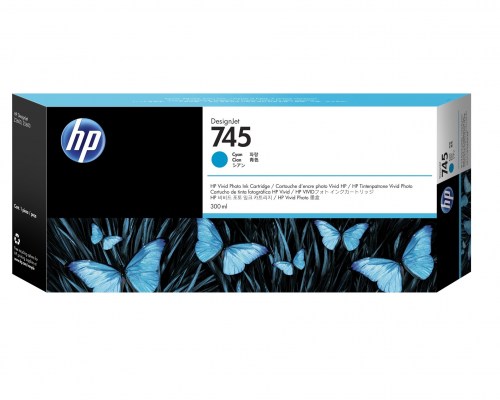 HP Tusz nr 745A F9K03A Cyan  300ml F9K03A