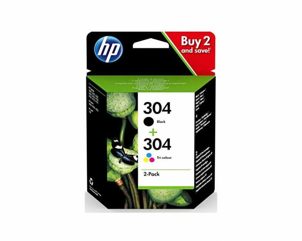 HP Tusz nr 304 3JB05AE BK+CMY 100CMYK 120K