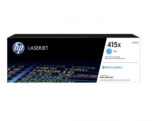 HP Toner nr 415X W2031X  Cyan 6K W2031X