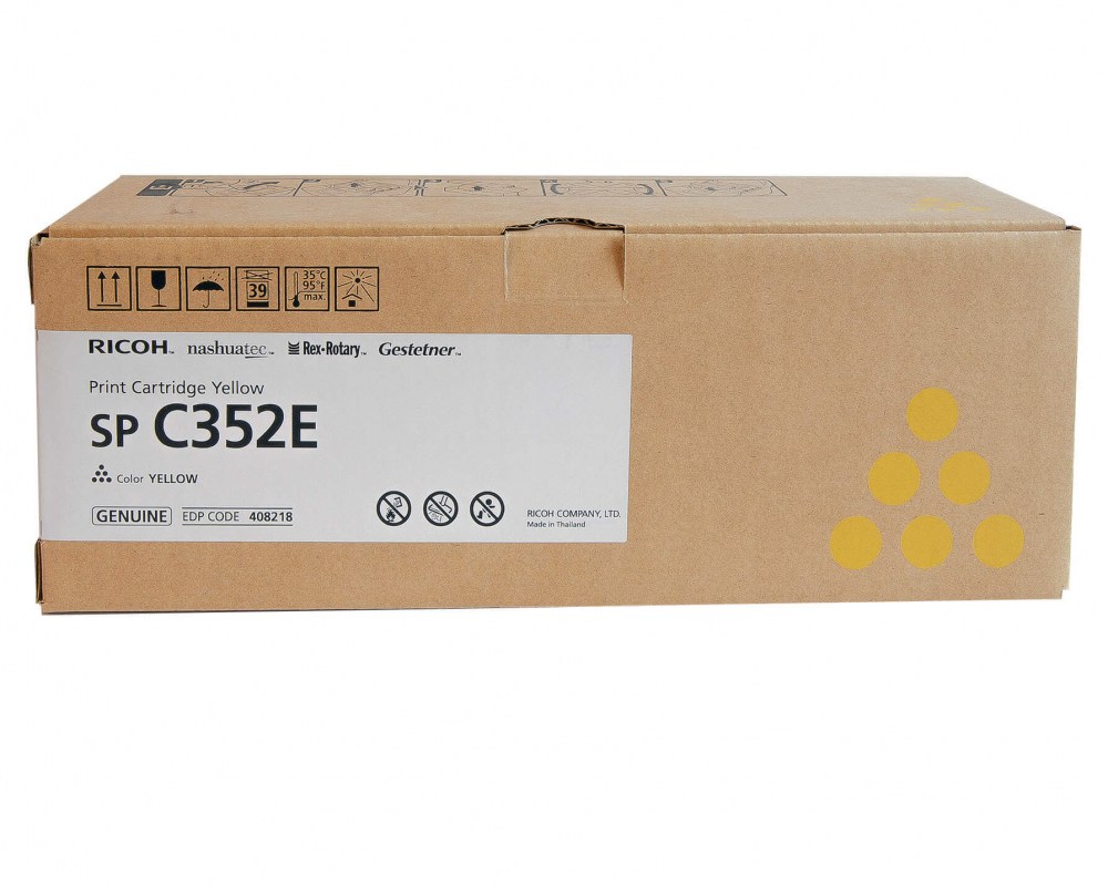 Ricoh Toner SPC352 407386 Yellow 9K