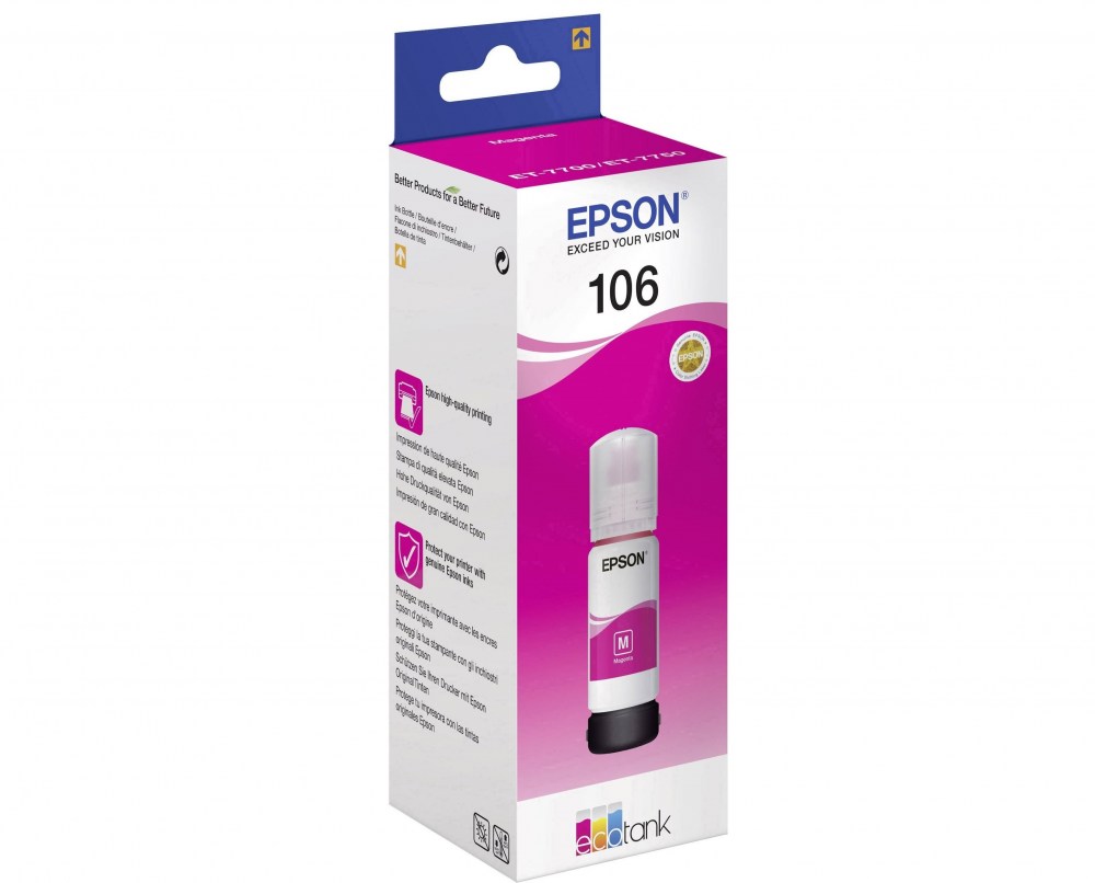 Epson Tusz EcoTank ET-7700, 106 Magenta70ml