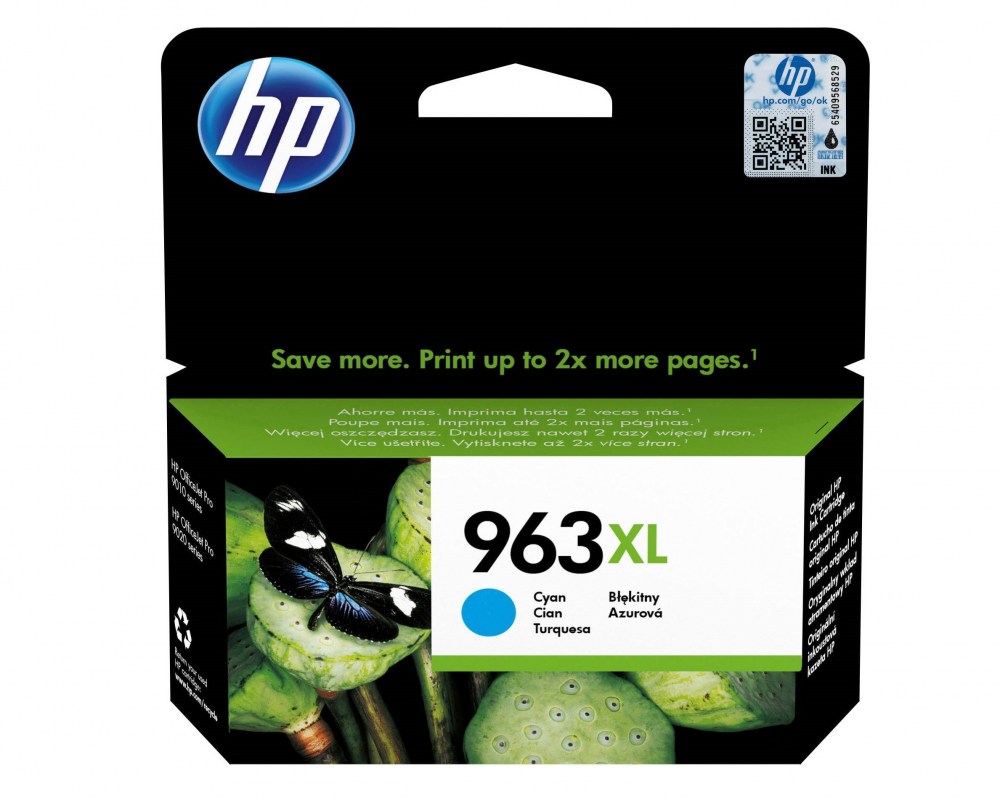 HP Tusz nr 963XL 3JA27AE Cyan 1,6K 3JA27AE 22,92ml