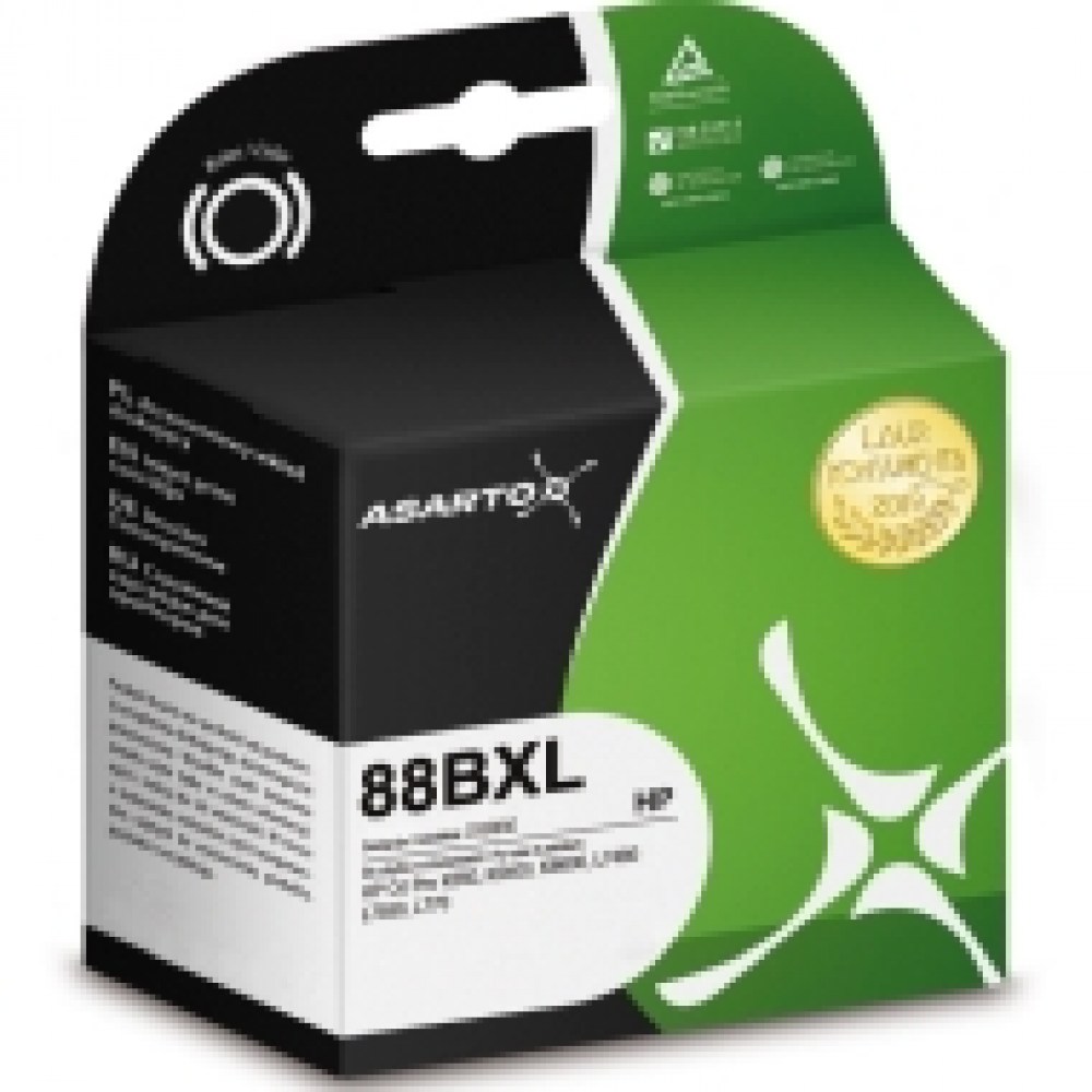 Tusz Asarto do HP 88XL BK | 50 ml | officejet Pro K 550 | black