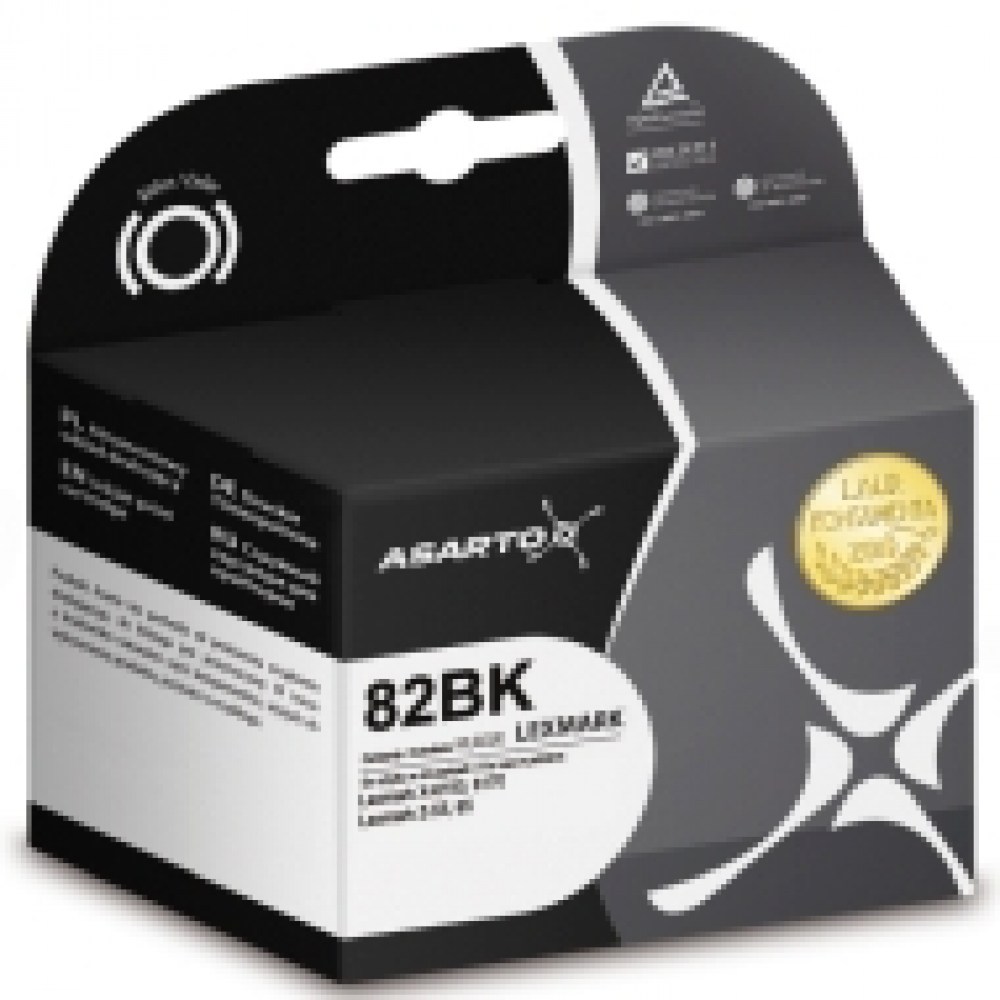 Tusz Asarto do Lexmark 82 | 19 ml | Z55/65/X6150/6170 | black