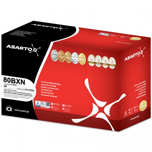 Toner Asarto do HP 80X I LJ Pro400/M401/MFP M425 | black new