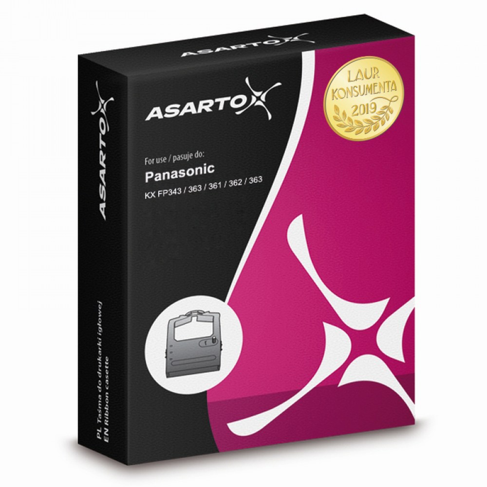 Taśma Asarto do Panasonic KX-FP343/363/361/362/363 | black single