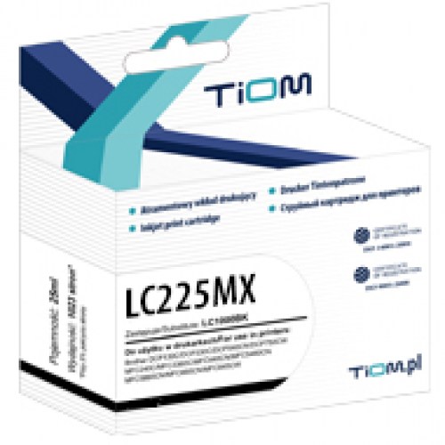 Tusz Tiom do Brother LC225XLM | DCP-J4120DW | magenta