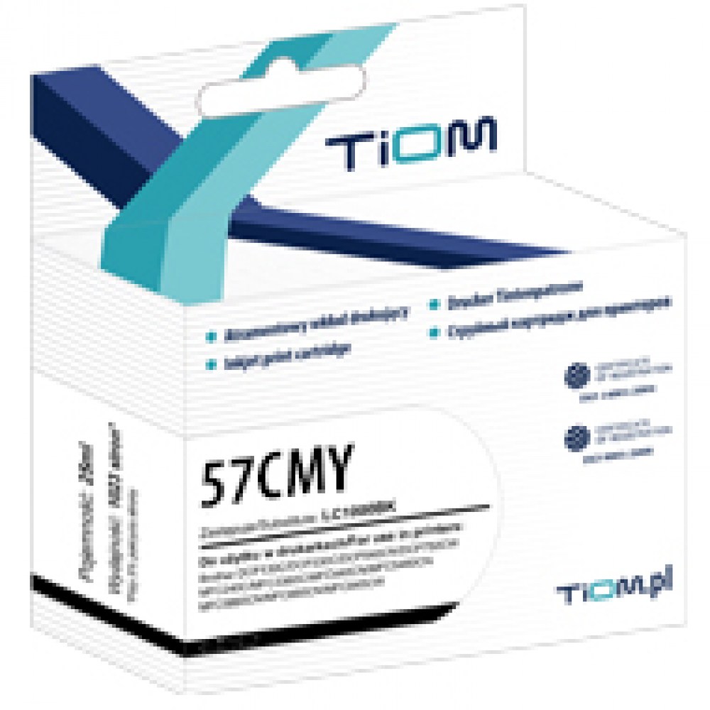 Tusz Tiom do C6657AE HP DJ 5550 | CMY